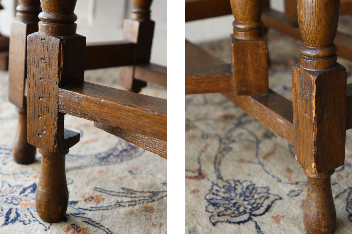 X61 英国アンティーク 小振りなゲートレッグテーブル バタフライテーブル